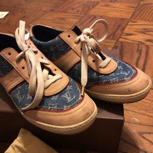 Louis Vuitton denim sneakers